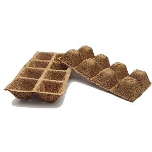 Plateau de démarrage pour graines agricoles, jardinage, graines agricoles, plateaux de germination, bio, coquille de noix de coco, fibre de semis, pépinière, jardinière - Product Image 1