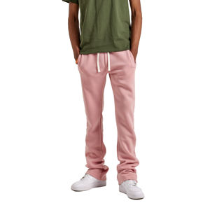 Pantalones Deportivos Casuales de Cintura Media Rectos de Alta Calidad para Hombre, 100% Algodón, Transpirables y de Secado Rápido - Product Image 1