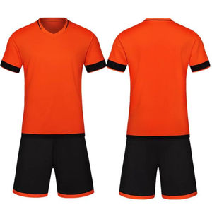 เสื้อฟุตบอลแขนสั้นสำหรับผู้ชายและผู้หญิง ชุดฟุตซอล ชุดกีฬา ชุดวอร์มพิมพ์ลาย ชุดฟุตบอล 100% โพลีเอสเตอร์ ระบายอากาศได้ดี - Product Image 3