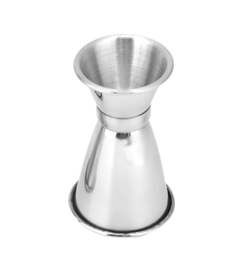 Vaso de cerveza de vidrio Jigger de acero al por mayor de 180ml con pie para restaurantes, artículos de fiesta, uso para pulido natural - Product Image 2