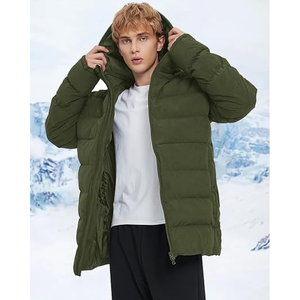 Design personnalisé OEM extérieur de haute qualité Vestes parka bouffant Manteau d'hiver chaud à capuche pour hommes avec logo personnalisé - Product Image 2