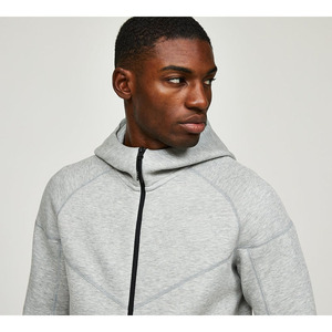 ชุดวอร์มกีฬาผู้ชายคุณภาพสูงลายพิมพ์ รุ่นใหม่ปี 2025 พร้อมฮู้ด ลายเรียบ - Product Image 5