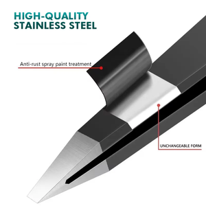 Pince à cils en acier inoxydable au design personnalisé Kit d'outils ciseaux à sourcils Ensemble 3 en 1 étui Pince à épiler à sourcils - Product Image 4