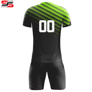 Sublimación personalizada más uniformes de fútbol de gran tamaño camisetas de fútbol equipos cosidos hombres conjuntos con logotipo bordado - Product Image 2