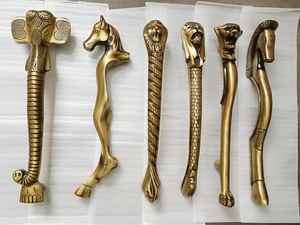 Poignée de levier de porte en laiton européen de luxe moderne de conception européenne Application de fenêtre d'entrée d'hôtel à domicile - Product Image 2