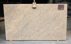 แผ่นหินแกรนิตสีงาช้างแฟนตาซีขัดเงาขนาดใหญ่ดีไซน์ทันสมัยทนทานเป็นมิตรกับสิ่งแวดล้อม - Product Image 2