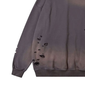 สินค้ายอดนิยมผู้ชาย Hoodies เย็บปักถักร้อยด้อยที่กําหนดเองวินเทจผ้าฝ้าย 100% เย็บปักถักร้อย Hoodies - Product Image 5