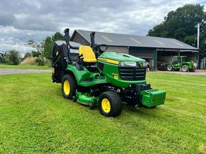 Compre una segadora de asiento John Deere usada en buen estado, avanzada, para trabajo pesado, con cargador trasero para basura. Compre una segadora de asiento John Deere usada. - Product Image 3