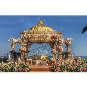 งานแต่งงานริมชายหาดสุดหรู พร้อมศาลาแบบดั้งเดิมสไตล์บอลลีวูด ดีไซน์ทันสมัยสำหรับงานแต่งงานริมชายหาดในสหรัฐอเมริกา - Product Image 1