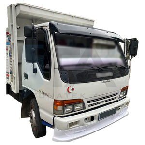 แผ่นบังแดดกันลมสำหรับรถบรรทุก NKR รุ่น Wide ปี 2002-2005 คุณภาพสูง ทนทาน สีดำ ผลิตจากพลาสติก ABS - Product Image 1