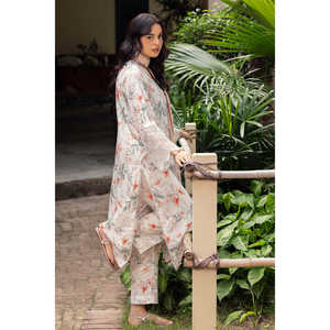 Conjunto de Traje de 3 Piezas para Mujer con Estampado de Rayas Zari y Jacquard, con Dupatta SP-52095 - Product Image 1