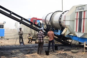 Planta de tambor de asfalto de mezcla en caliente de 40-150TPH de alto rendimiento con bomba para proveedor y fabricante indio de construcción de carreteras - Product Image 5
