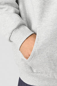 Ventas al por mayor de hombres 100% algodón gris en blanco peso pesado sudaderas con capucha grueso logotipo personalizado hombro caído Gymwear sudaderas con capucha de gran tamaño para hombres - Product Image 6