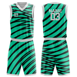 Qualité supérieure 100% Polyester Basketball Jersey Set Couleur personnalisée Respirant Imprimé Technics Sportswear Uniforme Basketball - Product Image 3