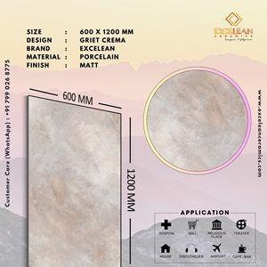 กระเบื้องพอร์ซเลนที่ออกแบบมาสำหรับตกแต่งภายนอกหินธรรมชาติขนาด60x120อินเดีย - Product Image 2