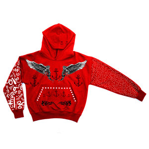 Nuevo estilo de moda de talla grande para hombre Sun fade Wash Pullover Hoodies 100% algodón Casual de gran tamaño Heavyweight Hoody para niños - Product Image 3