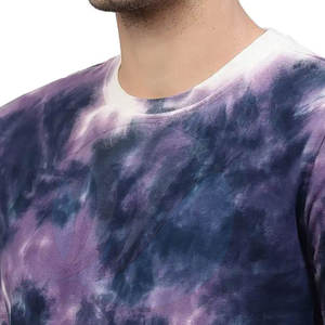 Último diseño transpirable verano Tie Dye impresión alta calidad hombres pantalones cortos conjunto ropa Casual - Product Image 6