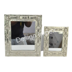 Espejo enmarcado con broca de caballo rectangular con acabado antiguo Espejo ecuestre de lujo moderno más vendido a precios asequibles - Product Image 6