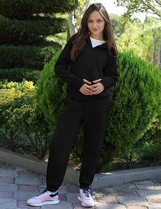 Ensemble sweat-shirt et pantalon pour filles de haute qualité, tenue de sport décontractée, léger et respirant, tenue pour enfants - Product Image 3