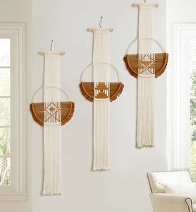 Latest Price Seagrass Colorful <b>Wall</b> Decorative <b>Baskets</b> Round <b>Hanging</b> Decoration <b>Wall</b> Mounted <b>Baskets</b> For Home Set of 3 - Product Image 3