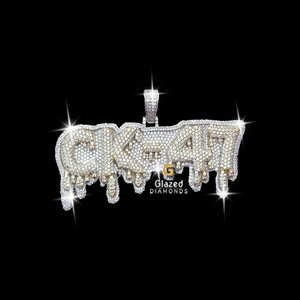 Iced Out Hip Hop Pendant Collection Crafted in 10kt White <b>Gold</b> With Moissanite Diamonds Wholesale Hot Selling Jewelry Collection - Product Image 1