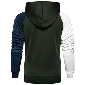 Sweat à capuche 3 panneaux en coton molletonné brodé de créateur personnalisé Techniques bouffantes 3D coupe régulière veste 3 tons de couleur chaud régulier - Product Image 6