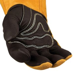 2025 gants de travail en cuir Protection légère durable gants de mécanicien en cuir anti-dérapant respirant gants de sécurité de conduite - Product Image 3