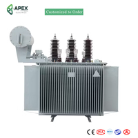 Transformateur de distribution triphasé immergé dans l'huile APEX S13-M 800 kVA 20 kV/400 V pour les réseaux industriels et utilitaires IEC 60076