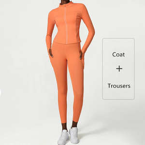 Alta calidad cintura elástica Spandex Nylon High Rise Leggings para mujeres gimnasio - Product Image 6