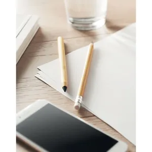 Penna Ecologica Senza Inchiostro in Bambù, Gadget Promozionale Ecosostenibile - Product Image 2