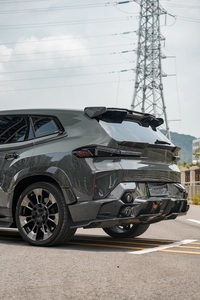 Kit de carrocería MSY de fibra de carbono seca de alta calidad para BMW XM G09 estilo Mansori falda lateral de labio delantero rueda de labio trasero ceja parachoques superior - Product Image 6