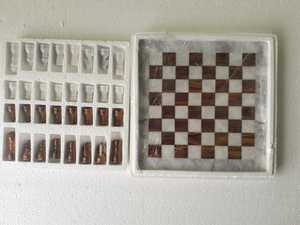 Juego de Ajedrez de 12 Pulgadas, Ónix Verde Artesanal de 16 Pulgadas, Juego de Ajedrez de Mármol Blanco y Negro de 15 Pulgadas con Caja de Terciopelo - Product Image 2