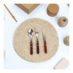 Material natural de Vietnam, bambú redondo, jacinto de agua y algas marinas, Mantel Individual reutilizable ecológico, VietnamCrafts TP2018 - Product Image 1