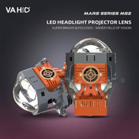 VAHID Lentille de projecteur Bi-LED 3.0 pouces pour rééquipement automobile, 2 lasers 80W/laser, 12V 6000K, Phares LED à faisceau haut et bas, Vente en gros