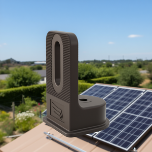 Support en L Pegasus Solar Tile pour rails à fentes fermées en alliage d'aluminium anodisé (1 pièce) PSTR-CB0DT - Product Image 3