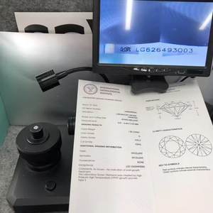 Haute qualité 1.5 carats lâche CVD laboratoire cultivé diamant EF couleur VVS clarté certifié diamant coupe ronde pour bagues de fiançailles fines - Product Image 6