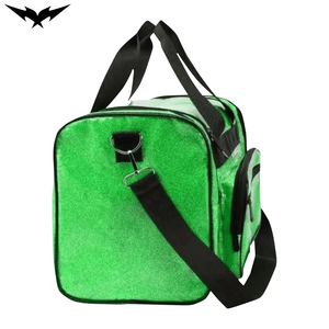 Bolsa de gimnasio plegable de gran capacidad Unisex, equipaje de lona impermeable con logotipo personalizado y forro de poliéster brillante para viajes - Product Image 2