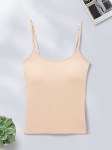 เสื้อกล้ามแฟชั่นฤดูร้อนใหม่คุณภาพสูงสวมใส่สบายเสื้อแขนกุดเซ็กซี่ระบายอากาศสั้นสำหรับเด็กผู้หญิง - Product Image 5