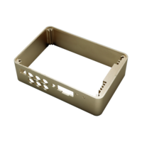Boîtier électronique en aluminium, panneau frontal usiné CNC, dissipateur thermique en aluminium usiné CNC, boîtier de clavier en aluminium