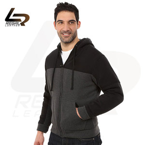 Regal Leather Men's Casual Green and Blue Hoodie 350 + GSM 100% Cotton Impermeable Característica - Product Image 5