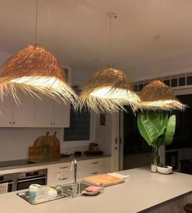 Lampshade Brass Metal Doum rattan moroccan handmade Decorative Lighting Wholesale Supplier USA <b>ETSY</b> EBAY SHOPIFY STOCK dropship - Product Image 1