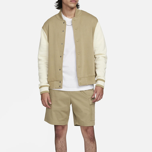 <b>Men's</b> Polyester/Cotton Stand Varsity <b>Jacket</b>-Stylish Winter Streetwear High Quality Waterproof Quick Dry Breathable Casual Front - Product Image 2