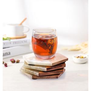 Sous-verres en bois enduits de résine fonctionnelle à haute demande Mélange de style et de praticité Co9aster disponible à la vente - Product Image 3