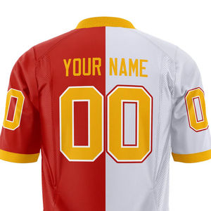 Camiseta de equipo de fútbol americano personalizada para hombre, tela transpirable, poliéster, ropa deportiva de secado rápido, uniformes de fútbol americano - Product Image 2