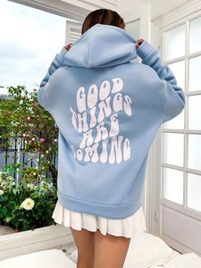 Sudaderas con capucha de punto de invierno para mujer-Color y tamaño personalizados de alta calidad al por mayor - Product Image 5