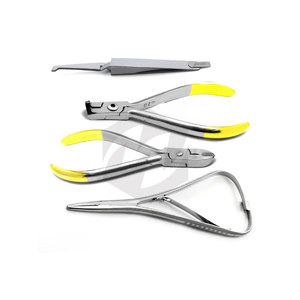 4-Piece nha khoa chỉnh hình răng đặt khung nhíp, TC Xa End Cutter, TC cứng dây Cutter mathieu Kìm Medic cụ - Product Image 1
