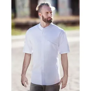 Veste de chef personnalisée au design moderne, outil spécialisé pour le merchandising contemporain - Product Image 2
