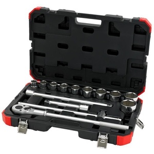 Jeu de clés à douilles GEDORE RED 14 pièces R7800 4014, entraînement 3/4 pouces, 22-50 mm, avec 24 dents, 6 points, outil durable et polyvalent - Product Image 6