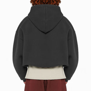 Vente chaude Automne couleur unie sweat à capuche à manches longues pour homme avec couleur et tailles personnalisées - Product Image 6