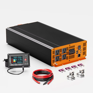 Convertisseur d'énergie à onde sinusoïdale pure 1KW ~8KW 12V/24V DC vers 110V AC pour voiture, camping-car, solaire, maison |   Certifié ETL - Product Image 1